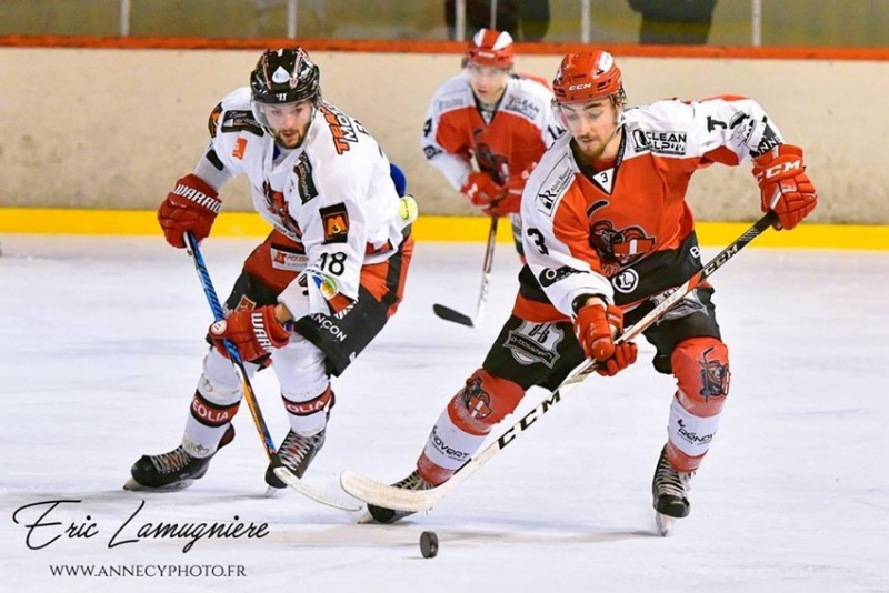 Photo hockey Division 1 - Division 1 : 25ème journée : Annecy vs Briançon  - Annecy en route pour les play down 