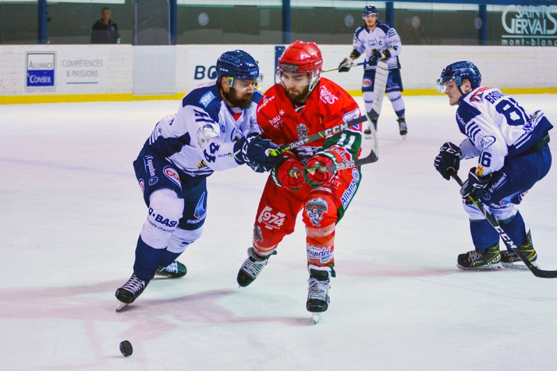 Photo hockey Division 1 - Division 1 : 25ème journée : Mont-Blanc vs Dunkerque - Dunkerque perd le nord !