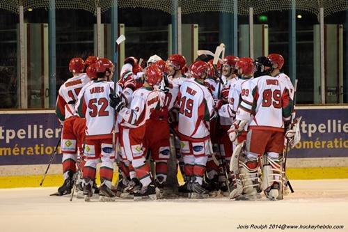 Photo hockey Division 1 - Division 1 : 26ème journée : Montpellier  vs Courbevoie  - Les Coqs chantent !