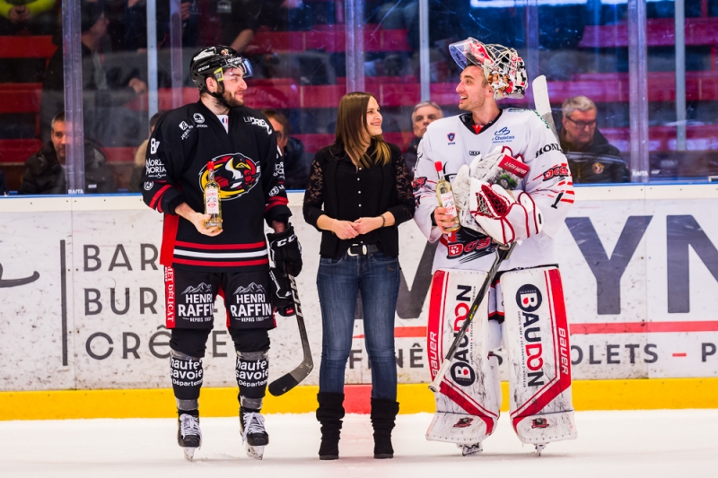 Photo hockey Division 1 - Division 1 : 26ème journée : Morzine-Avoriaz vs Cholet  - Dernier match de saison régulière 