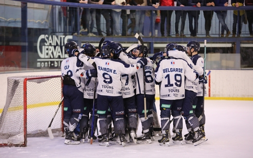 Photo hockey Division 1 - Division 1 : 26ème journée : Mont-Blanc vs Tours  - Les Remparts s’élèvent !