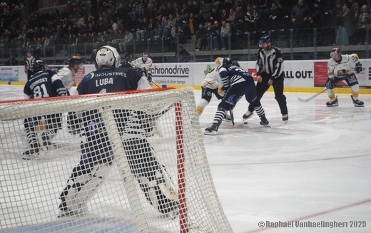 Photo hockey Division 1 - Division 1 : 27ème journée : Dunkerque vs Villard-de-Lans - Dunkerque monte sur la 2ème marche du podium