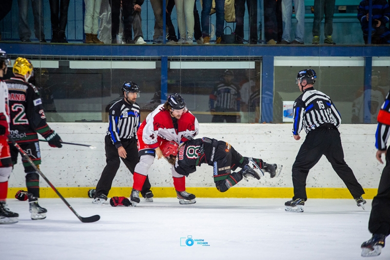 Photo hockey Division 1 - Division 1 : 28ème journée : Mont-Blanc vs Valenciennes - Mont-Blanc en play-offs, Valenciennes un point !
