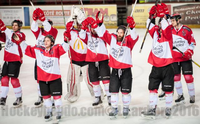 Photo hockey Division 1 - Division 1 : 3ème journée : Briançon  vs Brest  - D1 : Troisième victoire pour les Diables 