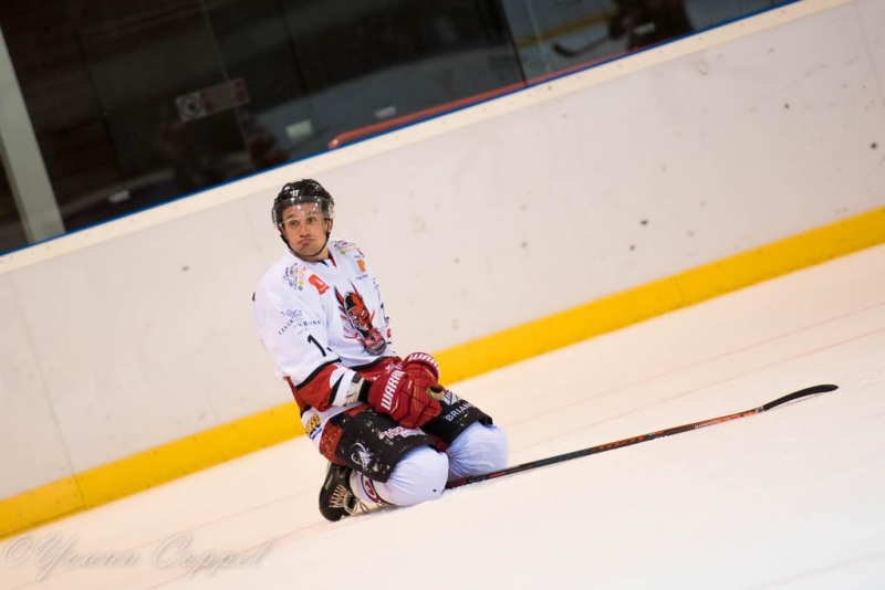 Photo hockey Division 1 - Division 1 : 3ème journée : Mont-Blanc vs Briançon  - Le cœur Yétis chasse le Diable