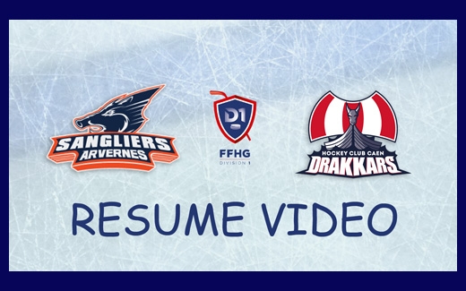 Photo hockey Division 1 - Division 1 : 4ème journée : Clermont-Ferrand vs Caen  - D1 - Résumé Vidéo Clermont VS Caen