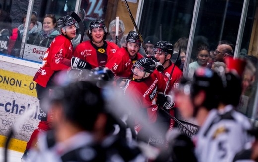 Photo hockey Division 1 - Division 1 : 7ème journée : Morzine-Avoriaz vs Brest  - Défaite amère