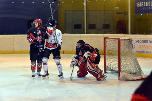Photo hockey Division 1 - Division 1 : 8ème journée : Neuilly/Marne vs Nice - De la lumière au chaos