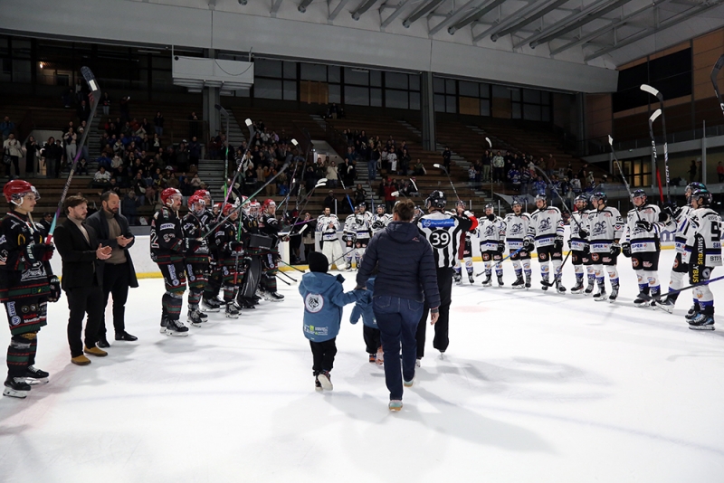 Photo hockey Division 1 - Division 1 : 9ème journée : Mont-Blanc vs Courchevel-Méribel-Pralognan - Les Bouks au bout d’un match fou !