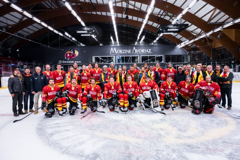 Photo hockey Division 1 - Division 1 : 9ème journée : Morzine-Avoriaz vs Caen  - Caen vient gâcher la fête 