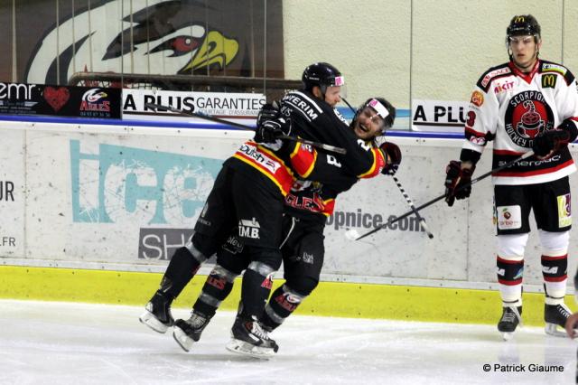 Photo hockey Division 1 - Division 1 : 9ème journée : Nice vs Mulhouse - Le vol des Aigles
