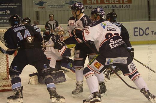 Photo hockey Division 1 - Division 1 : 9ème journée : Tours  vs Caen  - Tours étrille son adversaire
