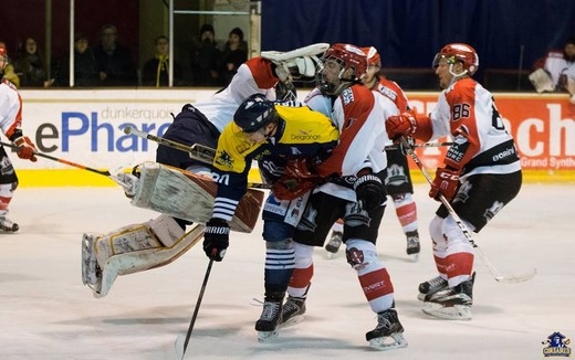 Photo hockey Division 1 - Division 1 : barrage de maintien, match 3 : Dunkerque vs Annecy - Retours sur les matchs d’Annecy à Dunkerque 