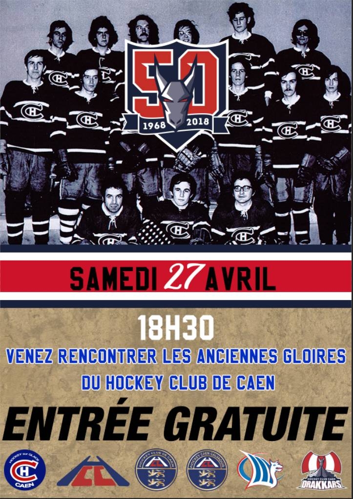 Photo hockey Division 1 - Division 1 : Caen  (Les Drakkars) - Caen fête ses 50 ans