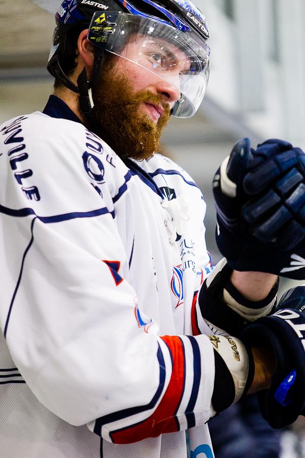 Photo hockey Division 1 - Division 1 : demi-finale, match 2 : Anglet vs Caen  - Les Basques ont du caractère