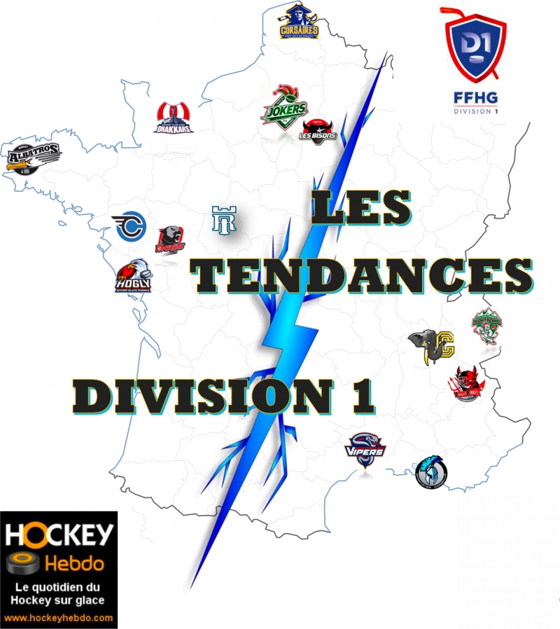 Photo hockey Division 1 - Division 1 - Division 1 - Les tendances de la 18ème Journée