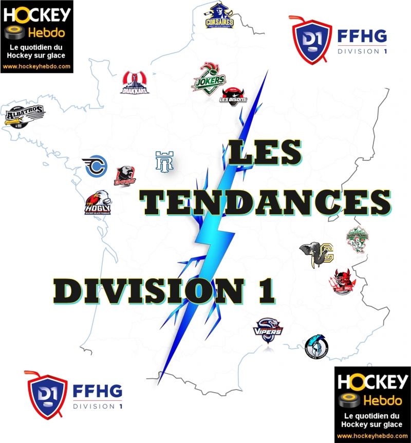 Photo hockey Division 1 - Division 1 - Division 1 - Les tendances de la 7ème Journée
