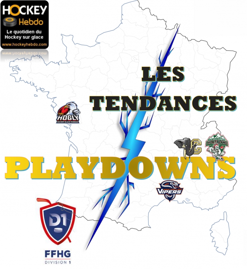 Photo hockey Division 1 - Division 1 - Division 1 - Les tendances Playdowns: 3ème Journée 
