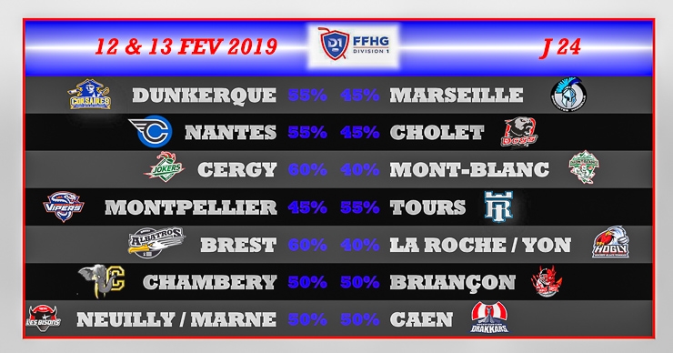 Photo hockey Division 1 - Division 1 - Division 1 Les Tendances de la 23ème et 24ème Journée 