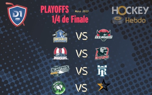Photo hockey Division 1 - Division 1 - Hockey sur glace - Edition spéciale : 1/4 de finale
