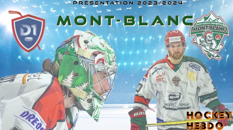 Photo hockey Division 1 - Division 1 - L’objectif de Mont-Blanc: retrouver les séries éliminatoires