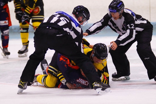 Photo hockey Division 1 - Division 1 - Poule de maintien - J6 : Clermont-Ferrand vs Chambéry - Clap de fin pour Clermont