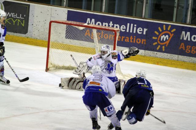 Photo hockey Division 1 - Division 1, 1/4 de finale, match aller : Montpellier  vs Reims - A la dérive 