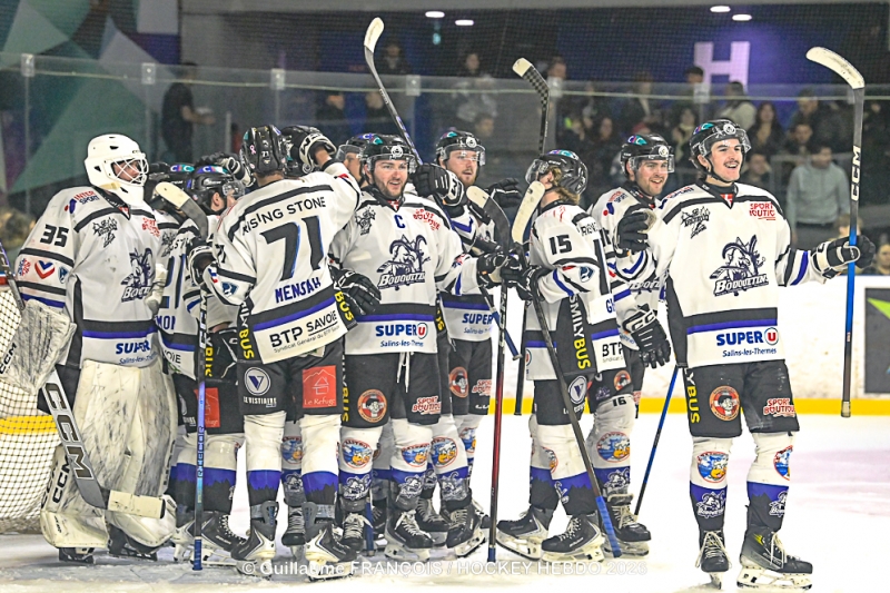 Photo hockey Division 1 - Poule de Maintien - Tour 1 - Match 2 : Nantes vs Courchevel-Méribel-Pralognan - Nantes dos au mur après une deuxième défaite face au HCMP