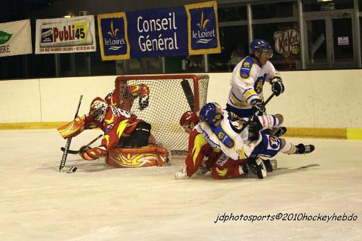 Photo hockey Division 2 - D2 : 10ème journée - B : Orléans vs Wasquehal Lille - Coup de froid sur la glace