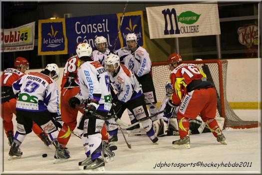 Photo hockey Division 2 - D2 : Play Down 3ème journée : Orléans vs Courchevel-Méribel-Pralognan - Orléans s\