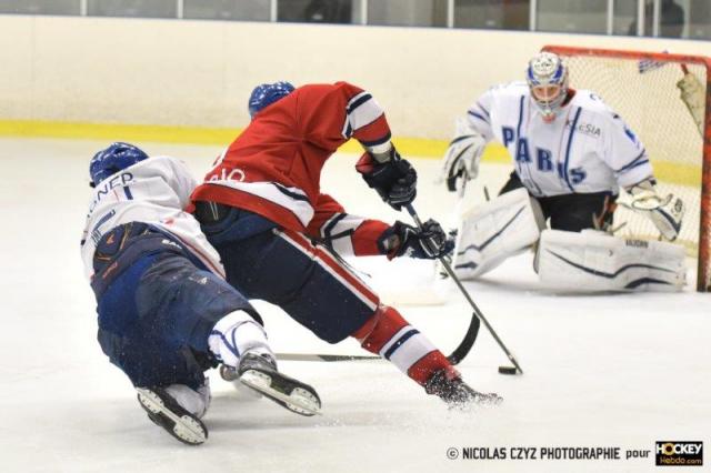 Photo hockey Division 2 - D2 : Play Off - 1/8ème de finale - Aller : Wasquehal Lille vs Paris (FV) - Atterrissage forcé dans le Nord pour les Volants