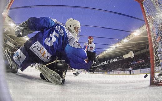 Photo hockey Division 2 - D2 : play-off, 1/2 finale, match aller : Lyon vs Annecy - Lyon, un loupé ou manque de réalisme