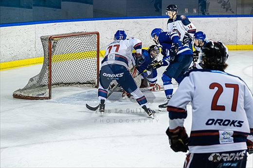Photo hockey Division 2 - Division 1 : 13ème journée : Paris (FV) vs Wasquehal Lille - Les Lions mangent les Volants.