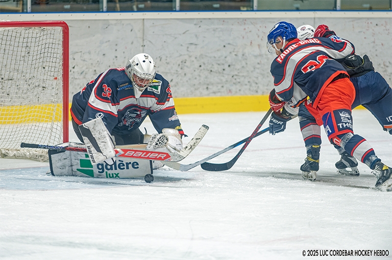 Photo hockey Division 2 - Division 2 - 1/8 de Finale - Match 1 : Luxembourg vs Montpellier  - Montpellier remporte la première manche