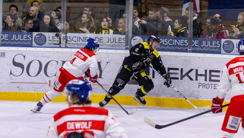 Photo hockey Division 2 - Division 2 - 1/8 de Finale - Match 2 : Roanne vs Luxembourg -  Roanne se fait peur mais valide son billet pour les quarts