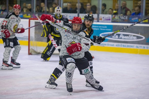 Photo hockey Division 2 - Division 2 : 10ème journée : Roanne vs Vaujany - Roanne s