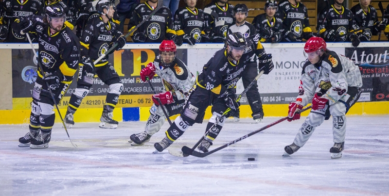 Photo hockey Division 2 - Division 2 : 10ème journée : Roanne vs Vaujany - Roanne s