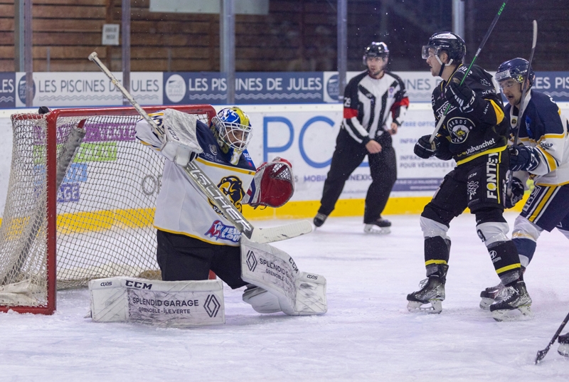 Photo hockey Division 2 - Division 2 : 14ème journée : Roanne vs Villard-de-Lans - D2 : Roanne revient aux affaires