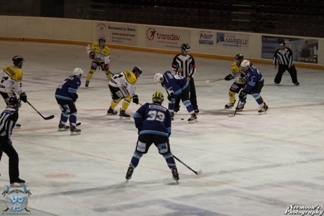 Photo hockey Division 2 - Division 2 : 15ème journée : Marseille vs Roanne - D2 : Festival de buts...