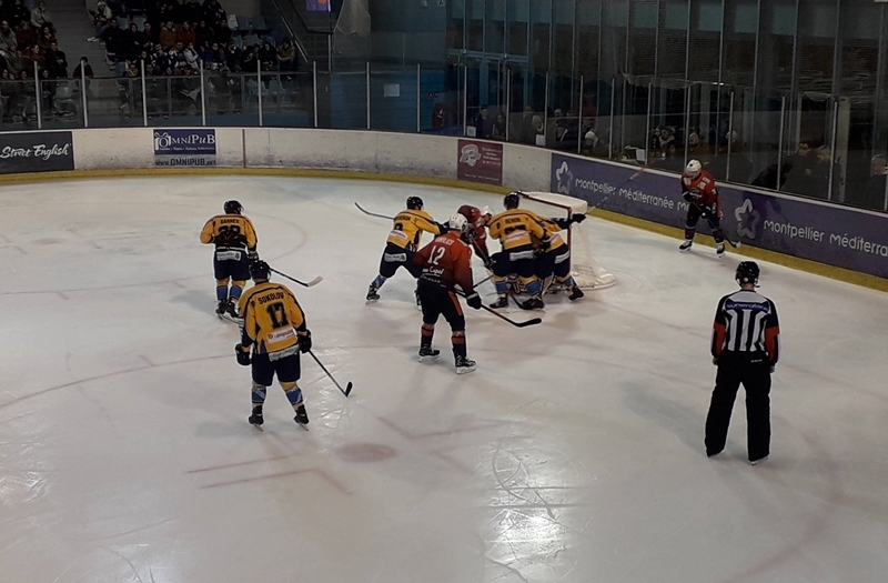 Photo hockey Division 2 - Division 2 : 16ème journée : Montpellier  vs Limoges - Montpellier veut assurer sa 3ème place, Limoges veut éviter les play down.