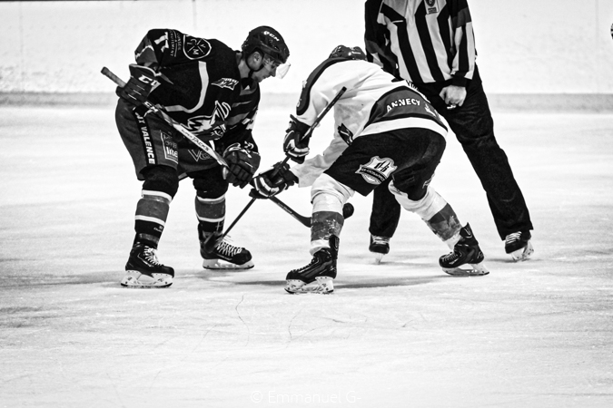 Photo hockey Division 2 - Division 2 : 16ème journée : Valence vs Annecy - La hiérarchie respectée