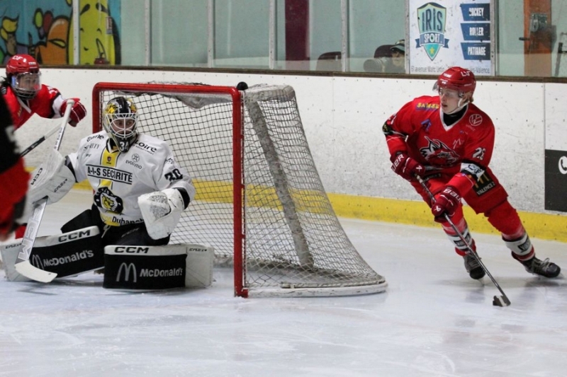Photo hockey Division 2 - Division 2 : 16ème journée : Valence vs Roanne - Victoire des Lynx facile et sans suspense