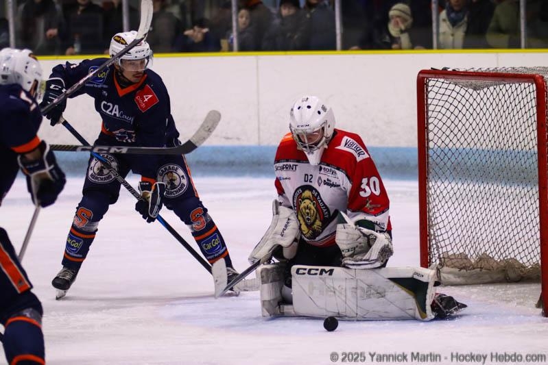 Photo hockey Division 2 - Division 2 : 17ème journée : Clermont-Ferrand vs Vaujany - Clermont dans le scénario d’un remake