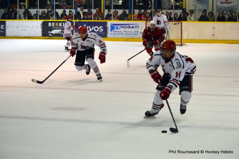Photo hockey Division 2 - Division 2 : 17ème journée : Dijon  vs Annecy - Les Chevaliers du Lac noient Dijon
