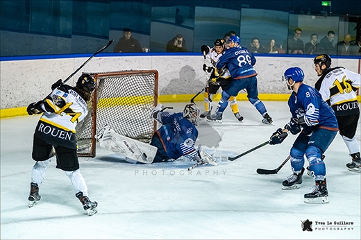 Photo hockey Division 2 - Division 2 : 17ème journée : Paris (FV) vs Rouen II - Victoire des Français Volants