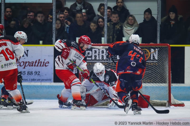 Photo hockey Division 2 - Division 2 : 18ème journée : Clermont-Ferrand vs Valence - Clermont défait aux tirs au but