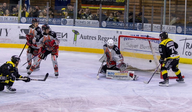 Photo hockey Division 2 - Division 2 : 18ème journée : Roanne vs Mulhouse - Les Renards déroulent avant les play-offs