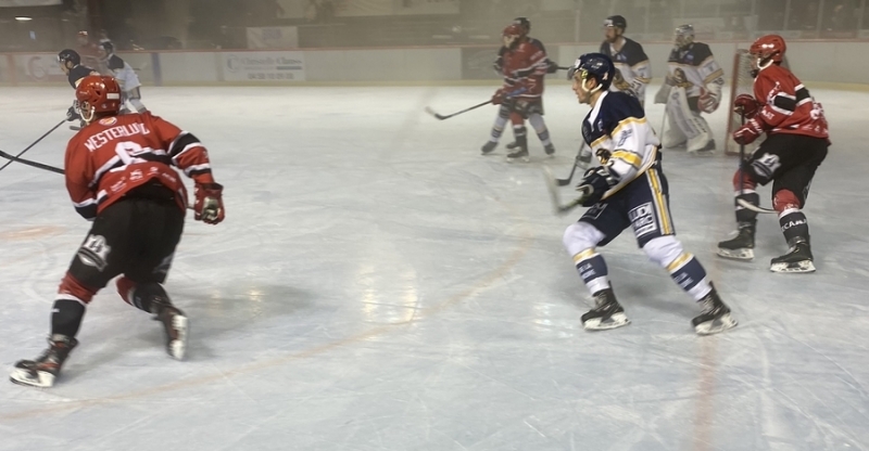 Photo hockey Division 2 - Division 2 : 1ère journée : Annecy vs Villard-de-Lans - Chevaliers et Ours au coude à coude