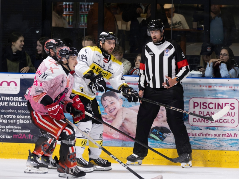 Photo hockey Division 2 - Division 2 : 1ère journée : Mulhouse vs Roanne - Roanne gâche la fête à Mulhouse pour la première journée