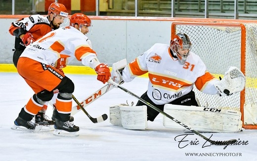 Photo hockey Division 2 - Division 2 : 3ème journée : Annecy vs Valence - Les chevaliers chassent le lynx